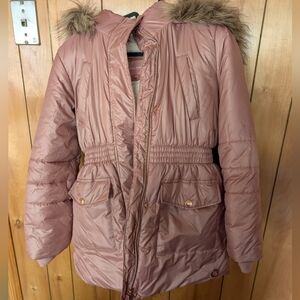 BCBG Girls Pink Winter Puffer Size L
